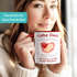 Kaffee-Tasse Liebe Grüße aus dem Babybauch Spruch Geschenk Schwangerschaft verkünden -für werdende Oma zum Muttertag SpecialMe®preview