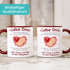 Kaffee-Tasse Liebe Grüße aus dem Babybauch Spruch Geschenk Schwangerschaft verkünden -für werdende Oma zum Muttertag SpecialMe®preview