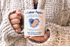Kaffee-Tasse Liebe Grüße aus dem Babybauch Spruch Schwangerschaft verkünden - Geschenk für werdende Papas SpecialMe®preview