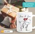 Kaffee-Tasse Liebe Herz personalisiert mit Namen Geschenk Jahrestag Valentinstag Paare Mann Frau SpecialMe®preview