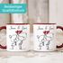 Kaffee-Tasse Liebe Herz personalisiert mit Namen Geschenk Jahrestag Valentinstag Paare Mann Frau SpecialMe®preview