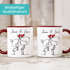 Kaffee-Tasse Liebe Herz personalisiert mit Namen Geschenk Jahrestag Valentinstag Paare Mann Frau SpecialMe®preview