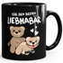 Kaffee-Tasse Liebe lustig Bär Geschenk Partner Mann Liebhaber Jahrestag Valentinstag  Moonworks®preview
