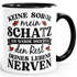 Kaffee-Tasse Liebe lustig Spruch Keine Sorge Schatz witzige Geschenke Hochzeitstag Valentinstag Moonworks®preview
