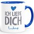 Kaffee-Tasse Liebe Name anpassbar ich liebe Dich personalisiert Liebeserklärung Geschenk Partner Freund/Freundin Valentinstag SpecialMe®preview