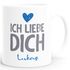 Kaffee-Tasse Liebe Name anpassbar ich liebe Dich personalisiert Liebeserklärung Geschenk Partner Freund/Freundin Valentinstag SpecialMe®preview