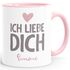 Kaffee-Tasse Liebe Name anpassbar ich liebe Dich personalisiert Liebeserklärung Geschenk Partner Freund/Freundin Valentinstag SpecialMe®preview
