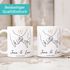 Kaffee-Tasse Liebe personalisiert mit Name und Datum Hände Paar Herz Liebes-Geschenk Freundin Mann SpecialMe®preview