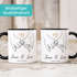 Kaffee-Tasse Liebe personalisiert mit Name und Datum Hände Paar Herz Liebes-Geschenk Freundin Mann SpecialMe®preview