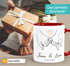 Kaffee-Tasse Liebe personalisiert mit Name und Datum Hände Paar Herz Liebes-Geschenk Freundin Mann SpecialMe®preview