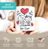 Kaffee-Tasse Liebe verliebte Strichmännchem Spruch Ich Deins Du Meins Herz Geschenk Valentinstag Jahrestag SpecialMe®preview