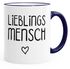 Kaffee-Tasse Lieblingsmensch Geschenk-Tasse Liebe Freundschaft Partner Freundin MoonWorks®preview