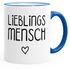 Kaffee-Tasse Lieblingsmensch Geschenk-Tasse Liebe Freundschaft Partner Freundin MoonWorks®preview