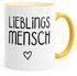 Kaffee-Tasse Lieblingsmensch Geschenk-Tasse Liebe Freundschaft Partner Freundin MoonWorks®preview