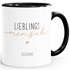 Kaffee-Tasse Lieblingsmensch Herz personalisiert mit Namen Geschenk Liebe Freundschaft Frau Freundin SpecialMe®preview