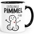 Kaffee-Tasse Lieblingspimmel mit Name Penis personalisierte Geschenke Valentinstag Liebe Mann Freund Moonworks®preview