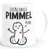 Kaffee-Tasse Lieblingspimmel mit Name Penis personalisierte Geschenke Valentinstag Liebe Mann Freund Moonworks®preview