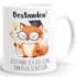 Kaffee-Tasse lustige Tiermotive - Geschenk Abschluss Bestanden Spruch Lustig Lizenz zum Klugscheissen - Keramikbecher Moonworks®preview