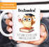 Kaffee-Tasse lustige Tiermotive - Geschenk Abschluss Bestanden Spruch Lustig Lizenz zum Klugscheissen - Keramikbecher Moonworks®preview