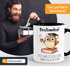 Kaffee-Tasse lustige Tiermotive - Geschenk Abschluss Bestanden Spruch Lustig Lizenz zum Klugscheissen - Keramikbecher Moonworks®preview