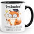 Kaffee-Tasse lustige Tiermotive - Geschenk Abschluss Bestanden Spruch Lustig Lizenz zum Klugscheissen - Keramikbecher Moonworks®preview