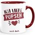 Kaffee-Tasse lustiger Spruch Ich liebe pupsen personalisierbares Motiv Wunschname Geschenk witzige Liebeserklärung Moonworks®preview
