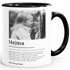 Kaffee-Tasse Mama Defintion mit Wunschtext und eigenem Fotot personalisiert Geschenkidee Geburtstag Muttertag SpecialMe®preview