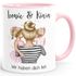 Kaffee-Tasse Mama Kinder Tochter Sohn personalisiert mit Namen Wunschtext persönliches Muttertagsgeschenk SpecialMe®preview