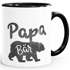 Kaffee-Tasse Mama, Papa, Baby Oma Opa Bär Geschenk Familie Keramikbecher mit Aufdruclk Moonworks®preview