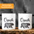 Kaffee-Tasse Mama, Papa, Baby Oma Opa Bär Geschenk Familie Keramikbecher mit Aufdruclk Moonworks®preview