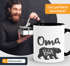 Kaffee-Tasse Mama, Papa, Baby Oma Opa Bär Geschenk Familie Keramikbecher mit Aufdruclk Moonworks®preview