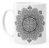 Kaffee-Tasse Mandala Ethno Boho Kaffeetasse Teetasse Keramiktasse Autiga®preview