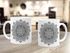 Kaffee-Tasse Mandala Ethno Boho Kaffeetasse Teetasse Keramiktasse Autiga®preview