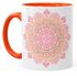 Kaffee-Tasse Mandala Ethno Boho Kaffeetasse Teetasse Keramiktasse mit Innenfarbe Autiga®preview