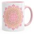 Kaffee-Tasse Mandala Ethno Boho Kaffeetasse Teetasse Keramiktasse mit Innenfarbe Autiga®preview