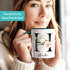 Kaffee-Tasse mit Buchstabe Initiale Monogramm personalisiert mit Namen Rosen-Motiv persönliche Geschenke SpecialMe®preview