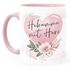 Kaffee-Tasse mit Name und Spruch mit Herz Initiale Monogramm Dankeschön personalisierte Geschenke SpecialMe®preview