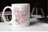 Kaffee-Tasse mit Name und Spruch mit Herz Initiale Monogramm Dankeschön personalisierte Geschenke SpecialMe®preview