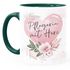 Kaffee-Tasse mit Name und Spruch mit Herz Initiale Monogramm Dankeschön personalisierte Geschenke SpecialMe®preview