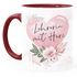 Kaffee-Tasse mit Name und Spruch mit Herz Initiale Monogramm Dankeschön personalisierte Geschenke SpecialMe®preview