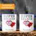 Kaffee-Tasse mit Namen Initiale personalisierbar Aufdruck Superheld/Superheldin persönliches individuelles Geschenk Moonworks®preview