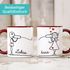 Kaffee-Tasse mit Namen Liebes-Paar Strichmännchen Motiv personalisierbar Liebesgeschenke Valentinstag Weihnachten (1 Tasse) SpecialMe®preview