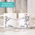 Kaffee-Tasse mit Namen Liebes-Paar Strichmännchen Motiv personalisierbar Liebesgeschenke Valentinstag Weihnachten (1 Tasse) SpecialMe®preview