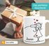Kaffee-Tasse mit Namen Liebes-Paar Strichmännchen Motiv personalisierbar Liebesgeschenke Valentinstag Weihnachten (1 Tasse) SpecialMe®preview