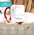 Kaffee-Tasse mit Namen Liebes-Paar Strichmännchen Motiv personalisierbar Liebesgeschenke Valentinstag Weihnachten (1 Tasse) SpecialMe®preview