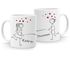 Kaffee-Tasse mit Namen Liebes-Paar Strichmännchen Motiv personalisierbar Liebesgeschenke Valentinstag Weihnachten (1 Tasse) SpecialMe®preview