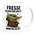 Kaffee-Tasse mit Spruch Arbeit Fresse halten du sollst Montag es ist Baby Bürotasse lustige Kaffeebecher MoonWorks®preview