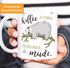 Kaffee-Tasse mit Spruch Faultier Bürotasse der Kaffee ist kaputt ich bin noch müde Kaffeebecher MoonWorks®preview
