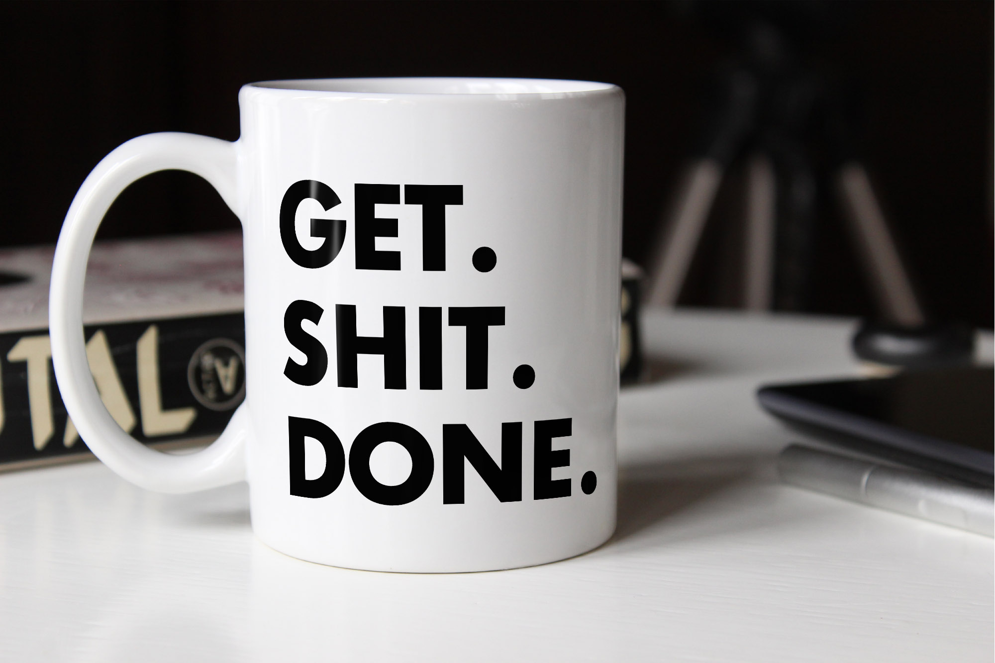 MoonWorks Taza De Café Con Texto En Alemán "weil Man Nicht Jeden Tag