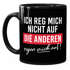 Kaffee-Tasse mit Spruch Ich reg mich nicht auf Die Anderen regen mich auf Bürotasse lustige Kaffeebecher MoonWorks®preview